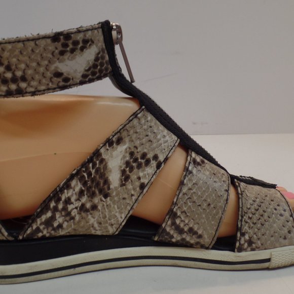 Marc Jacobs Sz 37.5 (7) Animal Print Zip Up Shoes - Picture 13 of 14